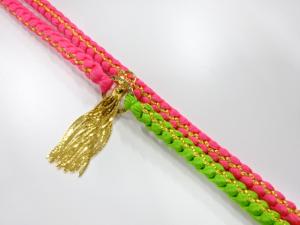 未使用品　正絹　振袖用　手組帯締め